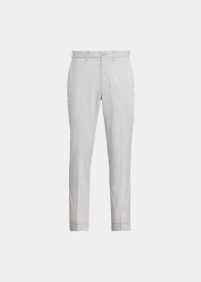 Pantalones Ralph Lauren Hombre Grises - Tailored Fit Checked - VUXSL9582